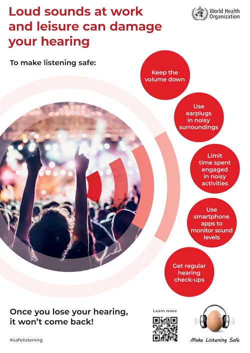 Pumping loud music is putting more than 1 billion young people at risk of hearing loss